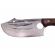 Cutit tip satar ideallstore®, lucrat manual, spiritual blade, 28 cm, otel inoxidabil, 300 g, maro