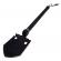 Lopata multifunctionala ideallstore®, camper society, 8 in 1, otel inoxidabil, 47 cm, negru