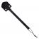 Lopata multifunctionala ideallstore®, camper society, 8 in 1, otel inoxidabil, 47 cm, negru