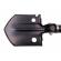 Lopata multifunctionala ideallstore®, camper society, 8 in 1, otel inoxidabil, 47 cm, negru