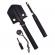 Lopata multifunctionala ideallstore®, camper society, 8 in 1, otel inoxidabil, 47 cm, negru