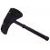 Topor ideallstore®, tactical adventure, otel inoxidabil, negru, 41 cm, teaca inclusa