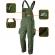 Pantaloni cu pieptar camo olive nr.s/48 neo tools 81-242-s