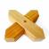Blocuri din lemn in forma de x set de construit cu 48 piese si tava
