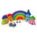 Casele piticilor - set 8 piese din lemn