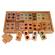 Set 45 piese din lemn cu pietre stralucitoare bauspiel