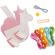 Set creativ diy - geanta din piele artificiala unicorn