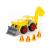 Excavator cu incarcator construck, 38x16x22 cm, polesie