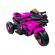 Motocicleta electrica pentru copii, 2 motoare, 12v, 4a - roz