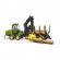 Tractor forestier john deere 1210e cu graifer si 4 busteni bruder