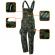 Pantaloni cu pieptar camo nr.m/50 neo tools 81-241-m