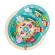 Puzzle rotund din lemn cu 2 fete meseriile hape