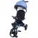 Tricicleta pliabila pentru copii impera albastru, scaun rotativ, copertina de soare, maner pentru parinti kidscare