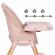 Scaun de masa 4 in 1 kidwell eatan wood pink
