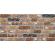 Placa decorativa din polistiren imitatie caramida maro 100x50x2 cm