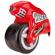 Motocicleta fara pedale rosu 50x71x27 cm - dolu