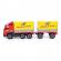 Camion cu remorca + prelata - volvo powertruck 77x19x25 cm wad