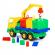 Masina salubrizare + containere - supertruck 42x16x25cm wader