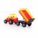 Tractor cu remorca - altay 57x17x18 cm polesie