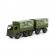 Camion militar cu prelata si remorca - supertruck 71x16x22 cm