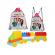 Cuburi constructii in rucsac 320 piese/570g - robentoys