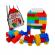 Cuburi constructii in rucsac 320 piese/570g - robentoys