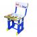 Birou + scaunel reglabile/scoala/desene/mdf+metal