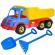 Camion 60 cm cu lopata + grebla - robentoys