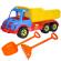 Camion 60 cm cu lopata + grebla - robentoys