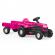 Tractor cu pedale si remorca unicorn 52x144x45cm - dolu