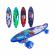 Placa skateboard cu roti silicon led