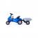 Tractor turbo 2 cu pedale + remorca 78x44x55 cm polesie