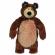 Jucarie de plus masha and the bear, bean bag bear 40 cm