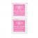 Pliculete cu soak off remover, roza, 100 buc