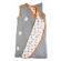 Sac de dormit multifunctional grey orange zoo animal travel 0-6 luni 2.5 tog