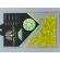 Decor pentru unghii, yellow