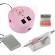 Freza electrica Global Fashion ZS-605, 35000 PRM, 65W, pink
