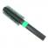 Perie de par circulara 8516, green