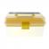 Cutie-geanta plastic, mic, yellow