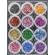 Set 12 decoratiuni unghii, Global Fashion, paiete tip confeti, Multicolor