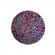 Set 12 decoratiuni unghii, Global Fashion, perle colorate, Mix