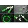 Set 2 capace valva cu led verde, cu senzor de lumina si miscare