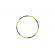 Cerc Hula Hoop pentru masaj si slabit, demontabil, verde/gri, 95 cm, 1.2 kg, 4303