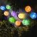 Garden of Eden - Şir 10 lampioane solare LED diferite culori, 3,7 m - 11227B