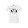 Tricou barbati The King alb/negru, XL