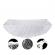 Organizator pentru jucarii,tip hamac,alb1.4 X 1 X 1m, 7002