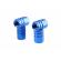 Set capacele auto pentru ventil hexagon albastru 4 buc