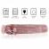 Recipient din cauciuc pentru apa calda 72cm, cu husa de plus, Pink HW108