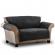 Husa de protectie pentru canapea cu doua locuri, Negru, 187 x 102 cm, Bourgogne