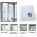 Plasa de tantari adeziva pentru fereastra 130x150cm, Alb, RY0704